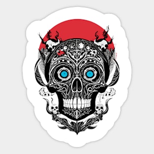 Skull Sticker